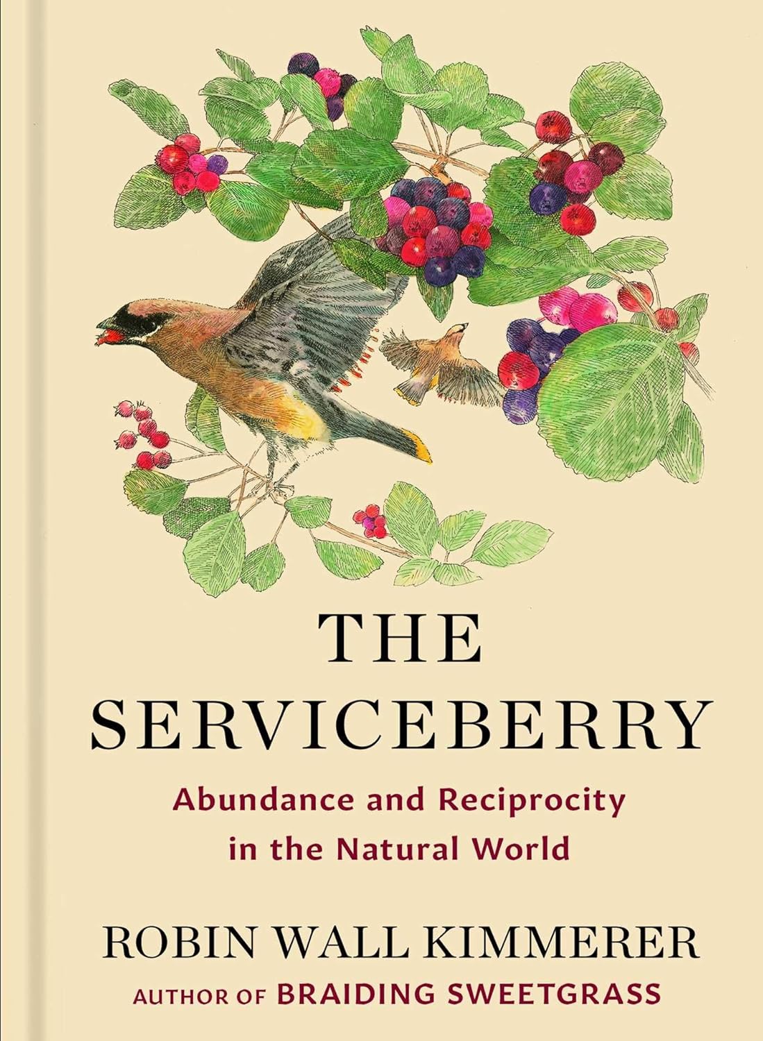 The Serviceberry: Abundance and Reciprocity in the Natural World by Robin Wall Kimmerer, illustrator John Burgoyne